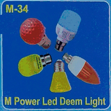M Power Led Deem Light -P-Warranty- 6M-M-34
