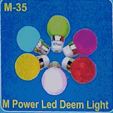 M Power Led Deem Light -P-Warranty- 6M-M-35