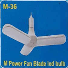 M Power Fan Blade Led Bulb -P-Warranty- 6M-M-36