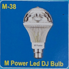 M Power Led DJ Bulb -P-Warranty- 6M-M-38