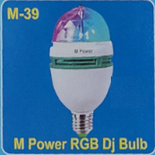 M Power RGB DJ Bulb -P-Warranty- 6M-M-39
